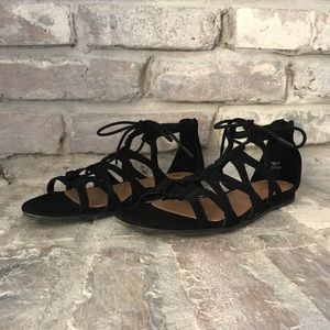 Black Strappy Sandals